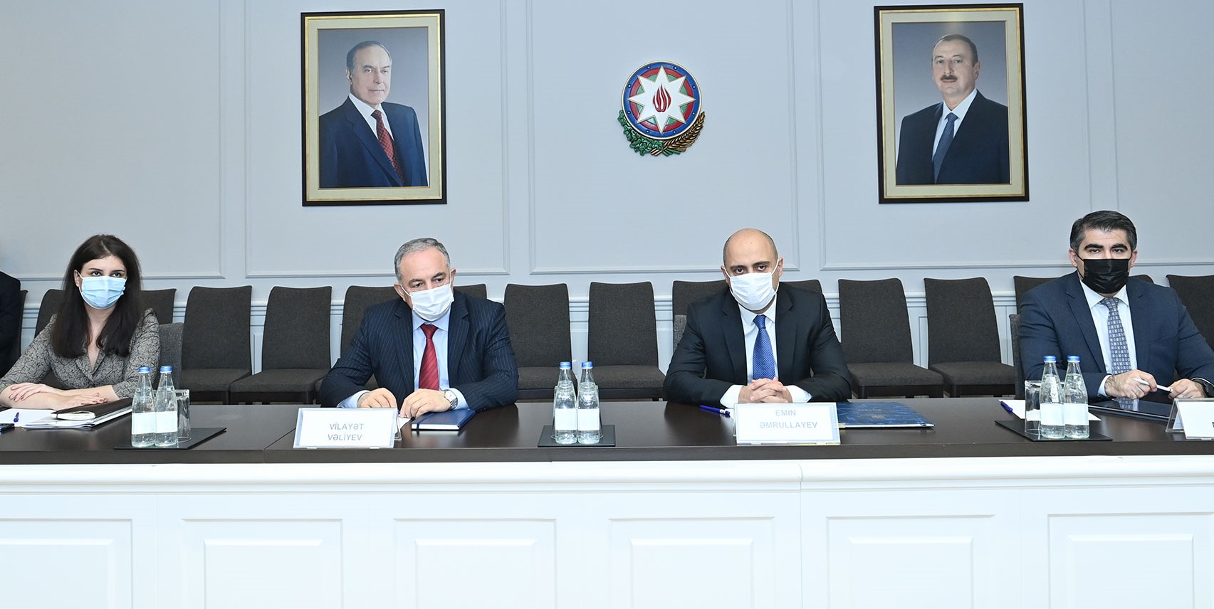 Təhsil naziri Boğaziçi Universitetinin rektoru ilə görüşüb